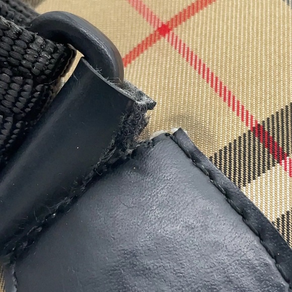 Burberry Tan and Black Checkered authentic small backpack EUC - Picture 15 of 15